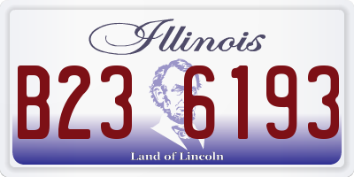 IL license plate B236193