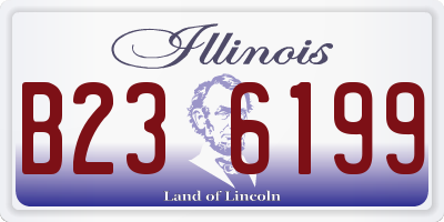 IL license plate B236199
