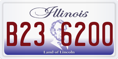 IL license plate B236200