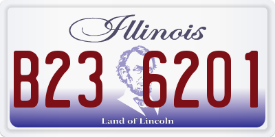 IL license plate B236201