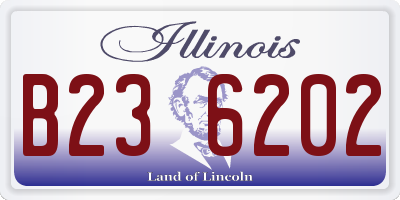 IL license plate B236202