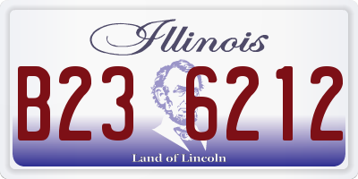 IL license plate B236212