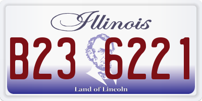 IL license plate B236221