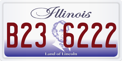 IL license plate B236222