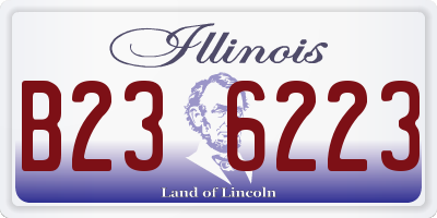 IL license plate B236223