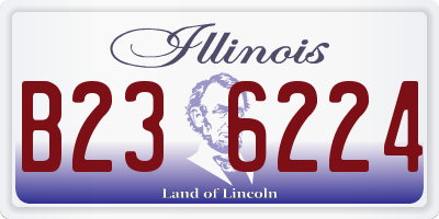 IL license plate B236224