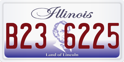 IL license plate B236225