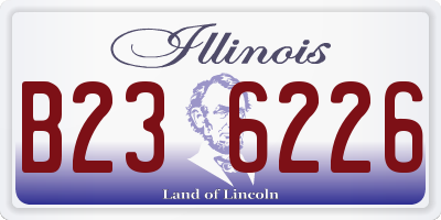 IL license plate B236226