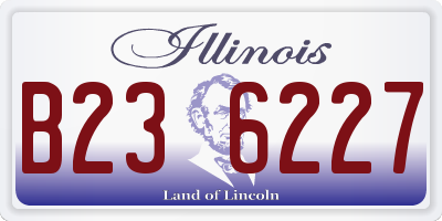 IL license plate B236227