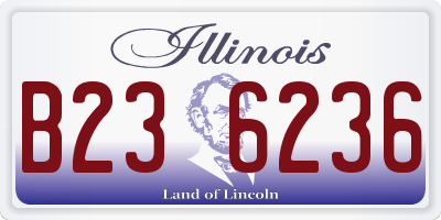 IL license plate B236236