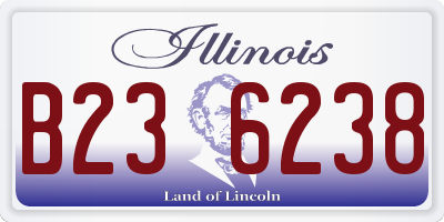 IL license plate B236238