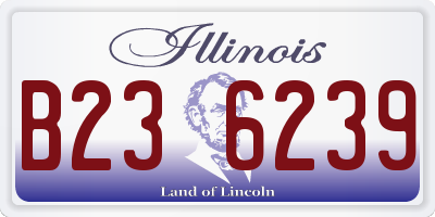 IL license plate B236239