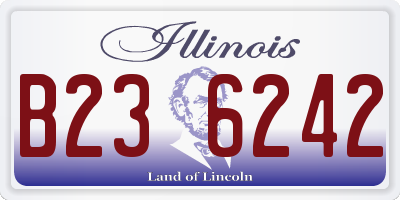 IL license plate B236242