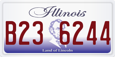 IL license plate B236244
