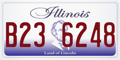 IL license plate B236248