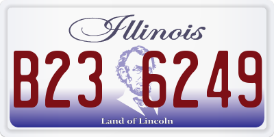 IL license plate B236249
