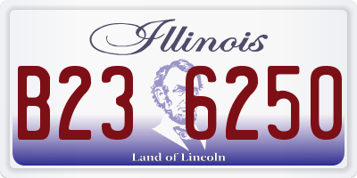 IL license plate B236250