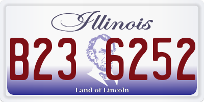 IL license plate B236252