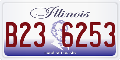 IL license plate B236253