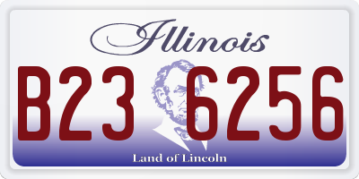 IL license plate B236256