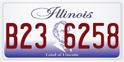 IL license plate B236258