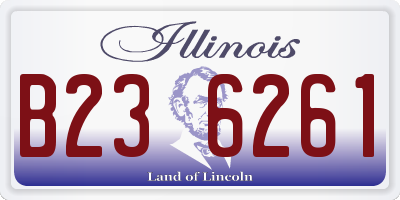 IL license plate B236261