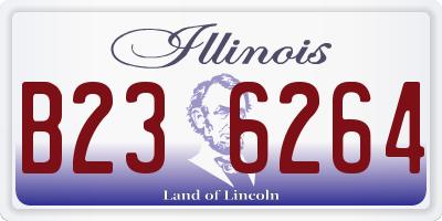 IL license plate B236264