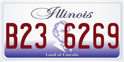 IL license plate B236269