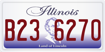 IL license plate B236270