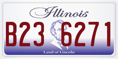 IL license plate B236271