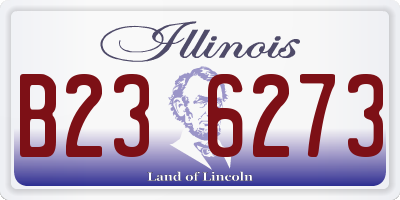 IL license plate B236273