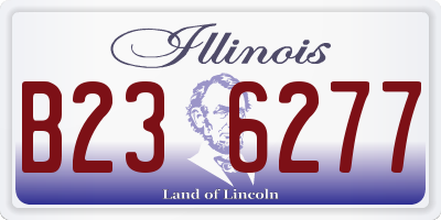 IL license plate B236277