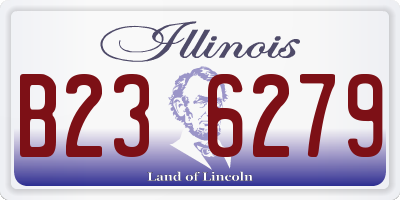 IL license plate B236279