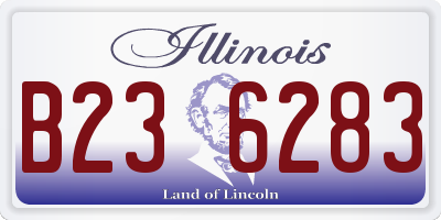 IL license plate B236283
