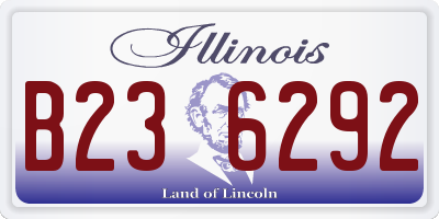 IL license plate B236292