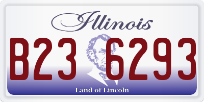 IL license plate B236293