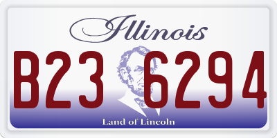 IL license plate B236294