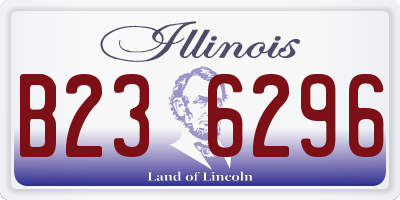IL license plate B236296