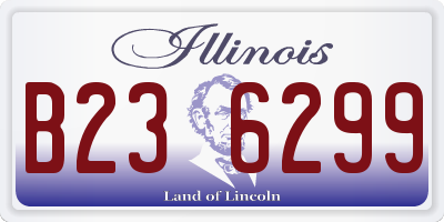 IL license plate B236299