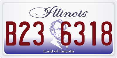 IL license plate B236318