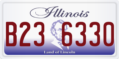 IL license plate B236330
