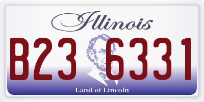 IL license plate B236331