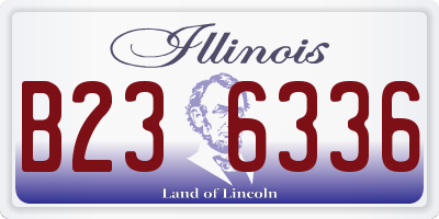 IL license plate B236336