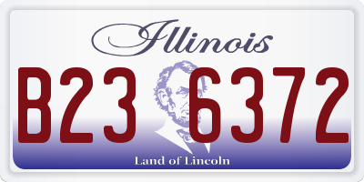 IL license plate B236372