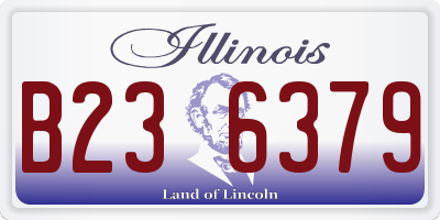 IL license plate B236379