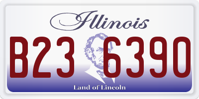 IL license plate B236390