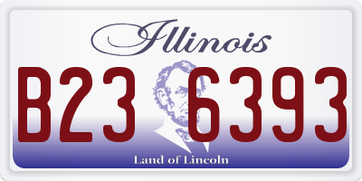 IL license plate B236393