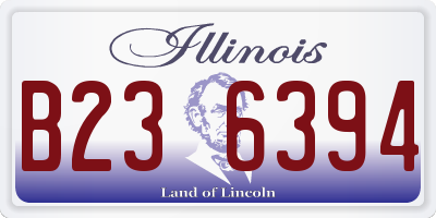 IL license plate B236394