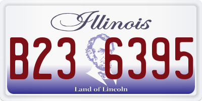 IL license plate B236395