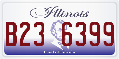 IL license plate B236399